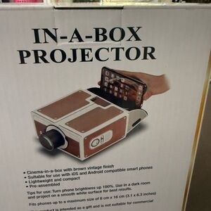 Brown Vintage In-A-Box Projector